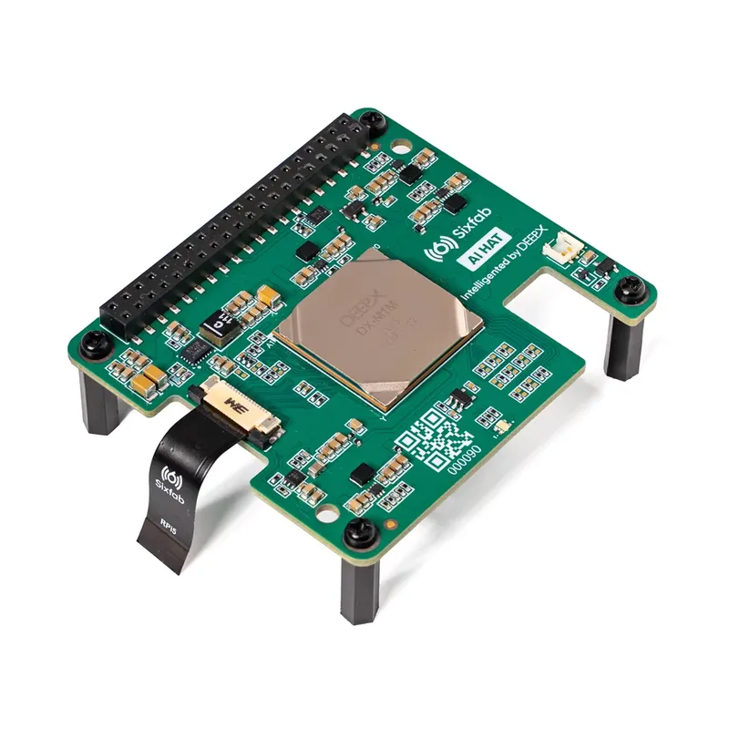 Raspberry Pi - Chipboard Sixfab Ai Hat+ para Raspberry