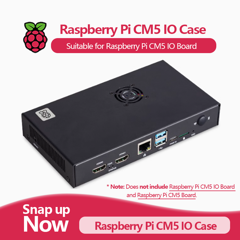 Pi 5 Case - Caja de IO Oficial para el