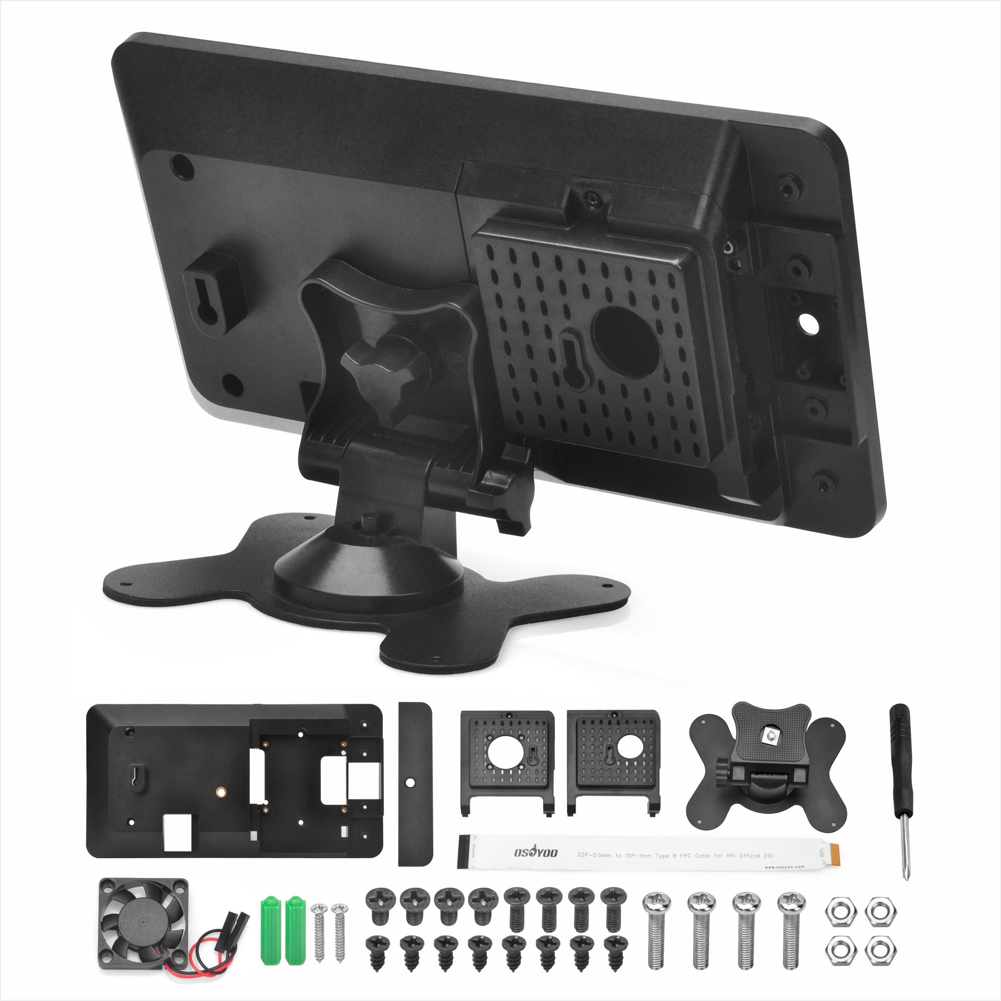 Pi 4 Case - Estuche OSOYOO PiStudio para Raspberry Pi