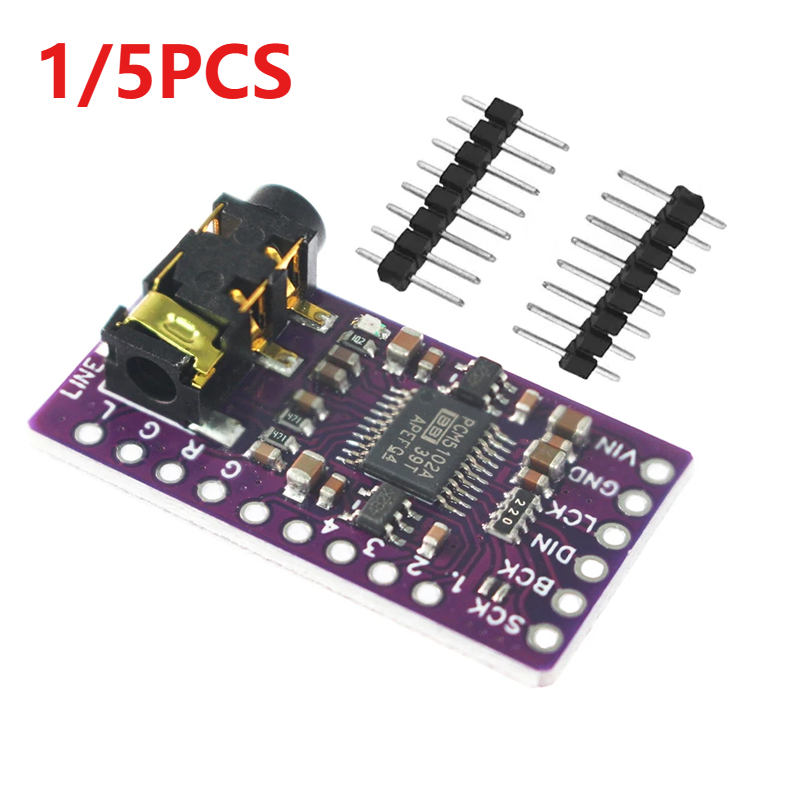 Raspberry Pi Kit - 1/5 Uds interfaz de GY-PCM5102 I2S