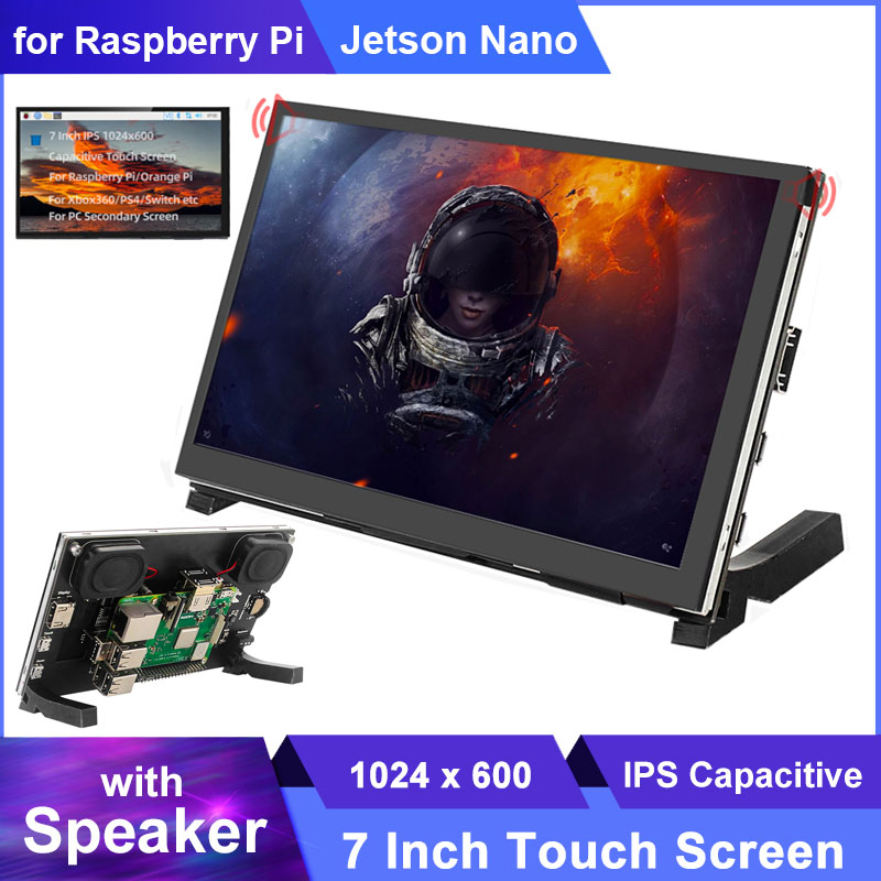 Pi 5 Case - Pantalla táctil Raspberry Pi de 7