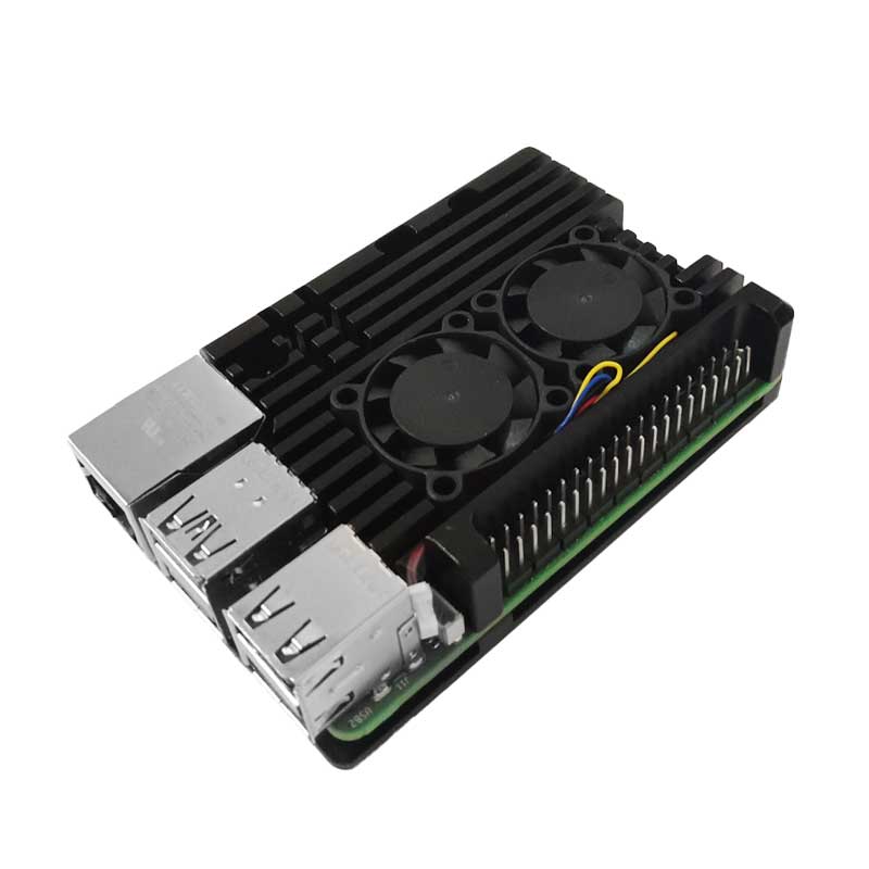 Pi 5 Case - Caja metálica de aluminio Raspberry Pi