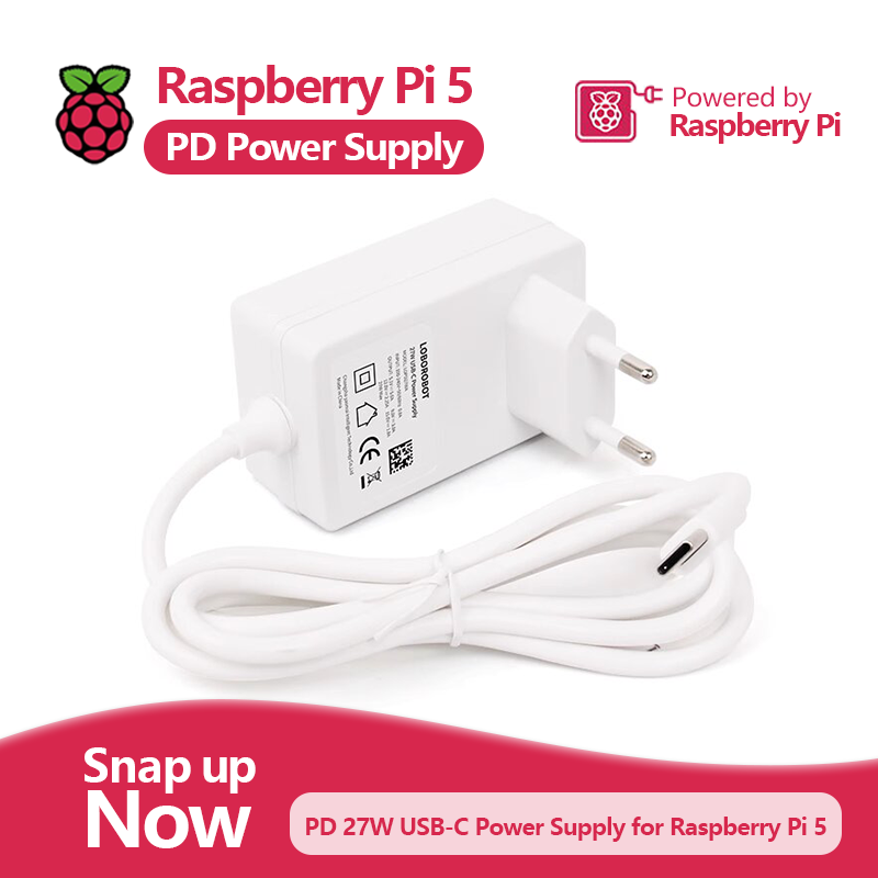 Pi Power Supply - Adaptador de corriente Raspberry Pi 5