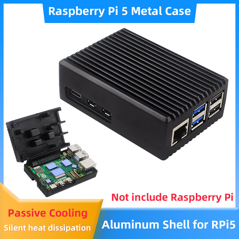 Pi Cooler - Carcasa de Aluminio para Raspberry Pi