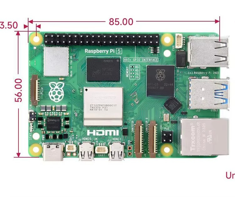 Raspberry Pi - Raspberry Pi 5 con Procesador Broadcom