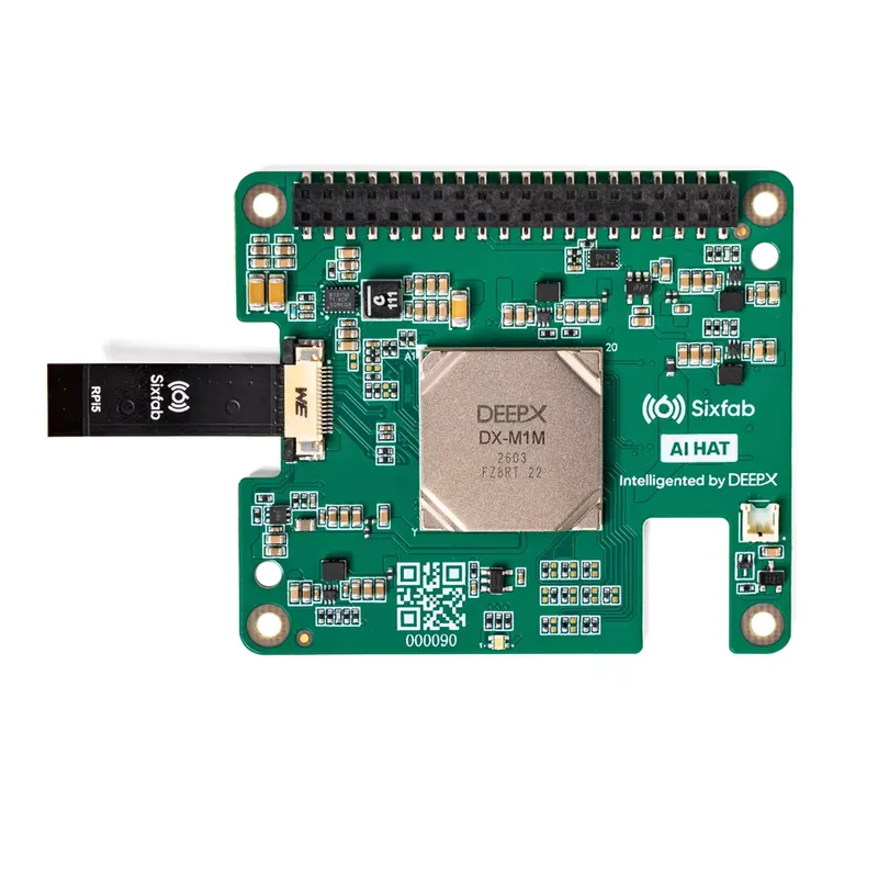 Chipboard Sixfab Ai Hat+ para  - Raspberry Pi reseña y precio