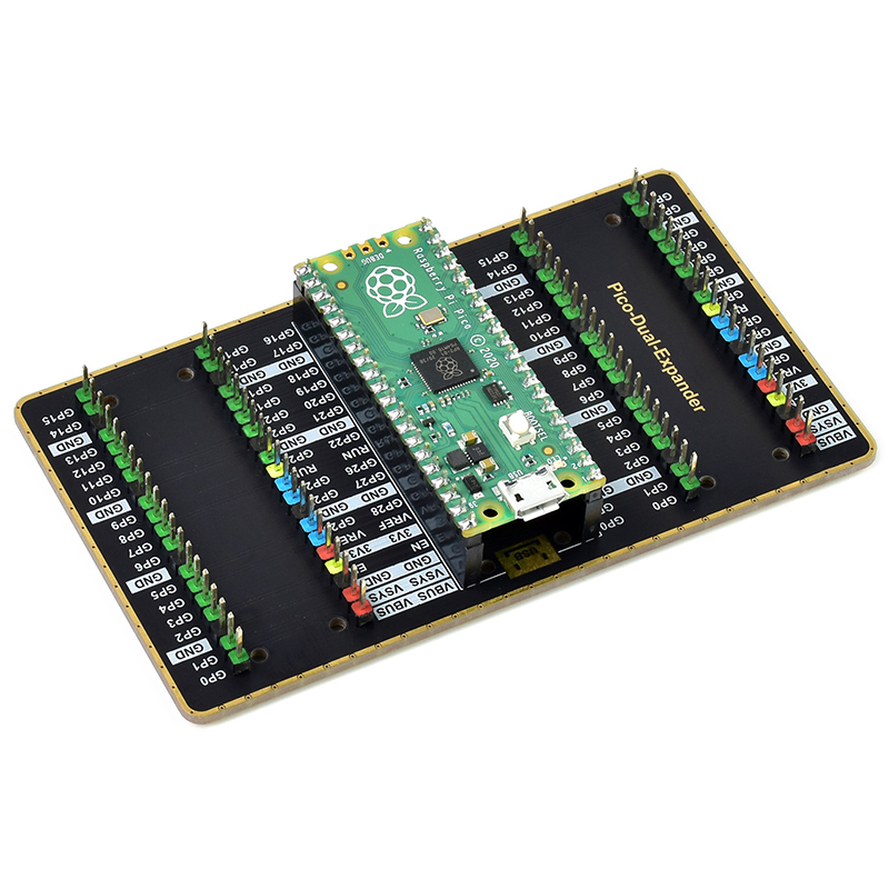 Raspberry Pi Pico expansor GPI - Pi Power Supply reseña y precio