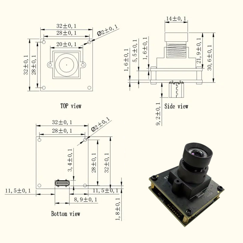 Módulo de Cámara Industrial HD - Pi Camera Module reseña y precio