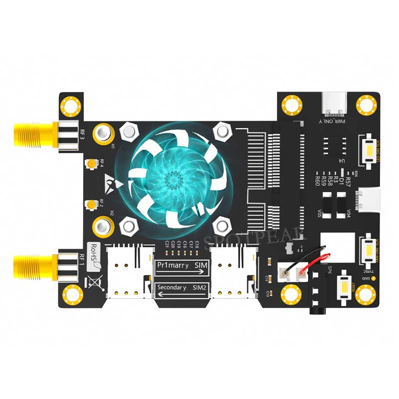 Raspberry Pi 3G/4G y LTE HAT M - Pi Cooler reseña y precio