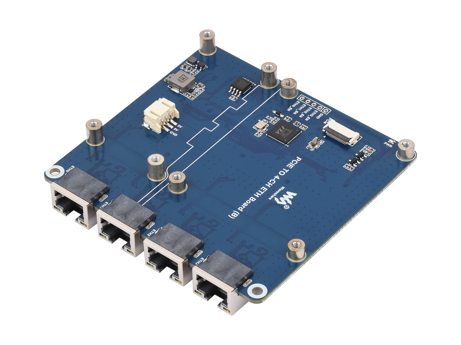 Placa Waveshare PCIe a Gigabit - Raspberry Pi 5 reseña y precio