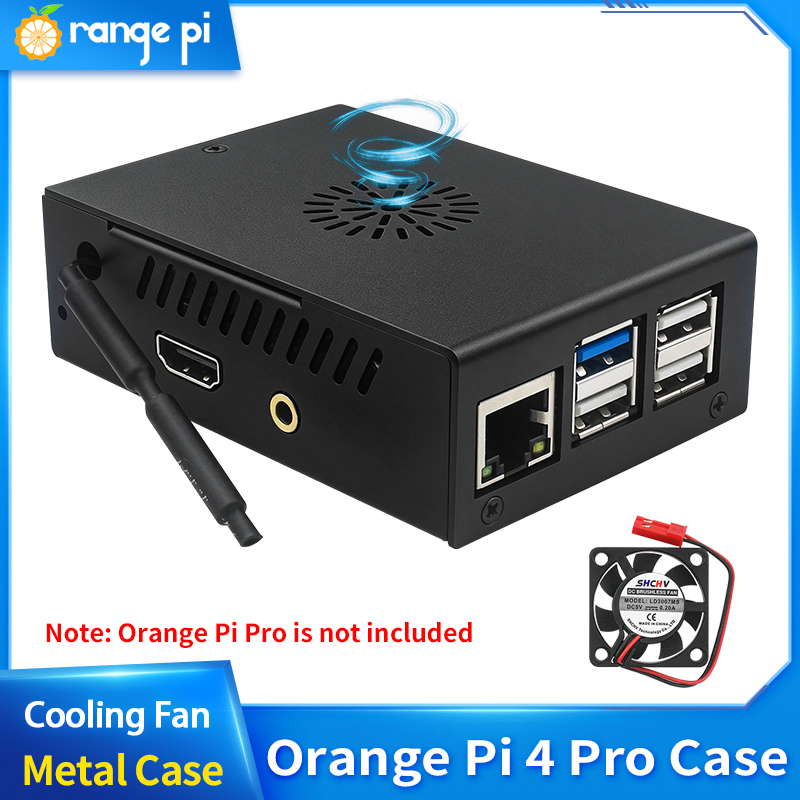 Caja Metálica Negra Protectora - Pi Power Supply reseña y precio