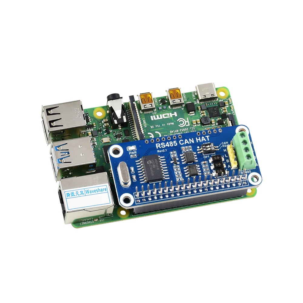 Waveshare RS485 CAN HAT para R - Raspberry Pi 5 reseña y precio