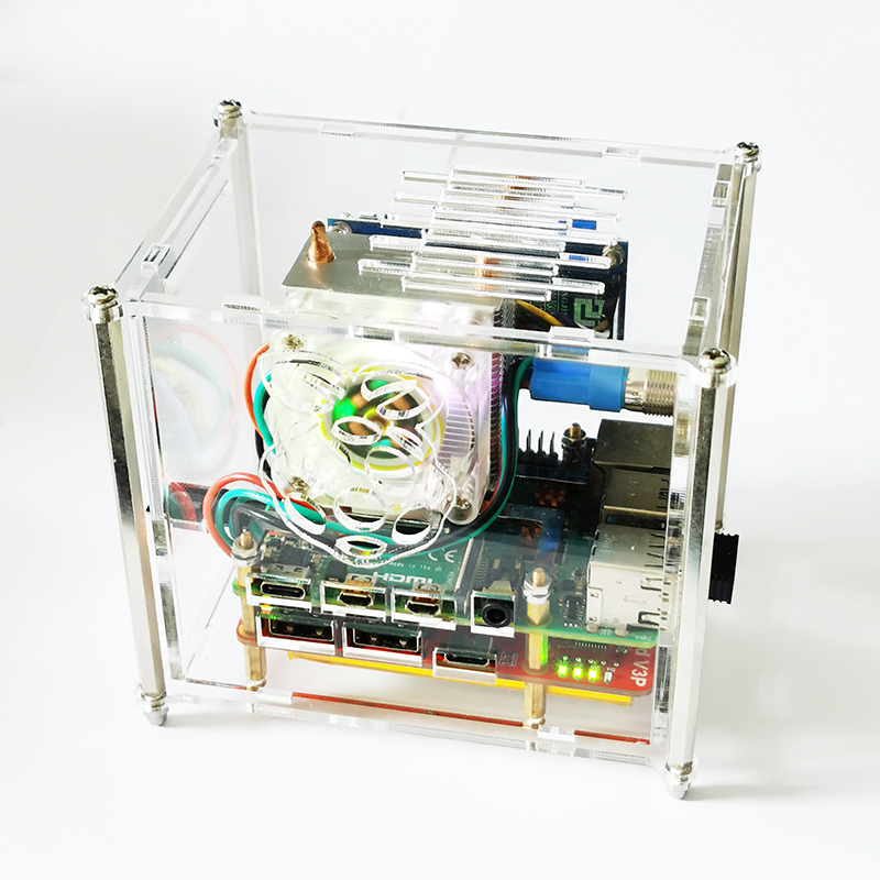 Raspberry Pi 4B UPS fuente de  - Pi Power Supply reseña y precio