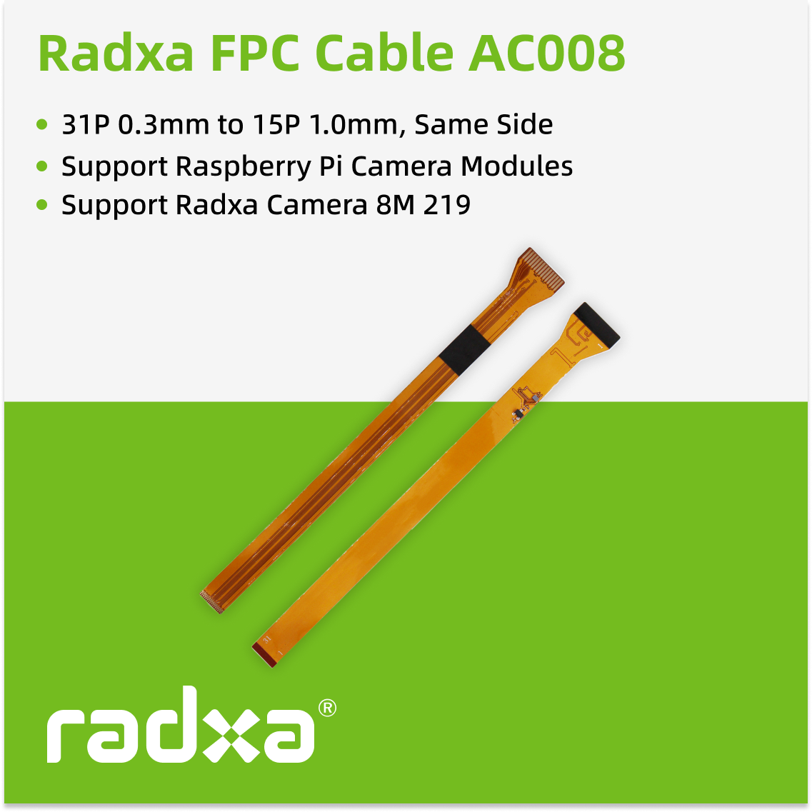 Cable FPC para Cámara Radxa de - Pi Camera Cable reseña y precio
