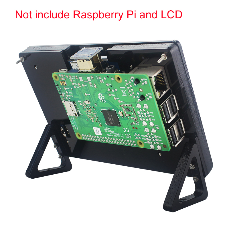 Soporte de acrílico para panta - Pi 5 Case reseña y precio