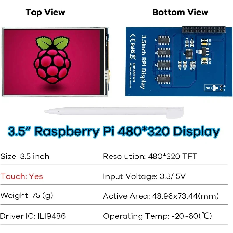 Módulo de pantalla Raspberry P - Pi Display reseña y precio