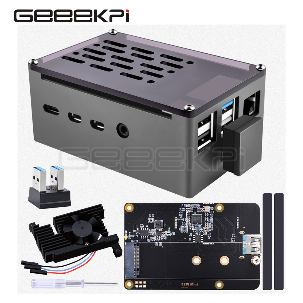 GeeekPi Caja de ladrillo de al - Pi 4 Case reseña y precio