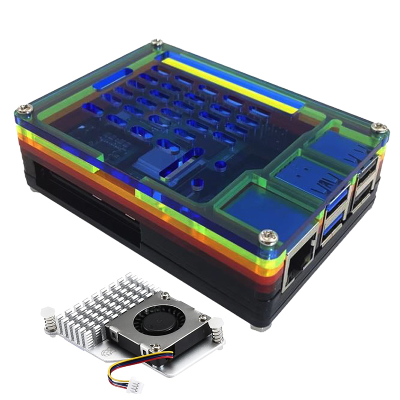Raspberry Pi-carcasa de acríli - Pi 5 Case reseña y precio
