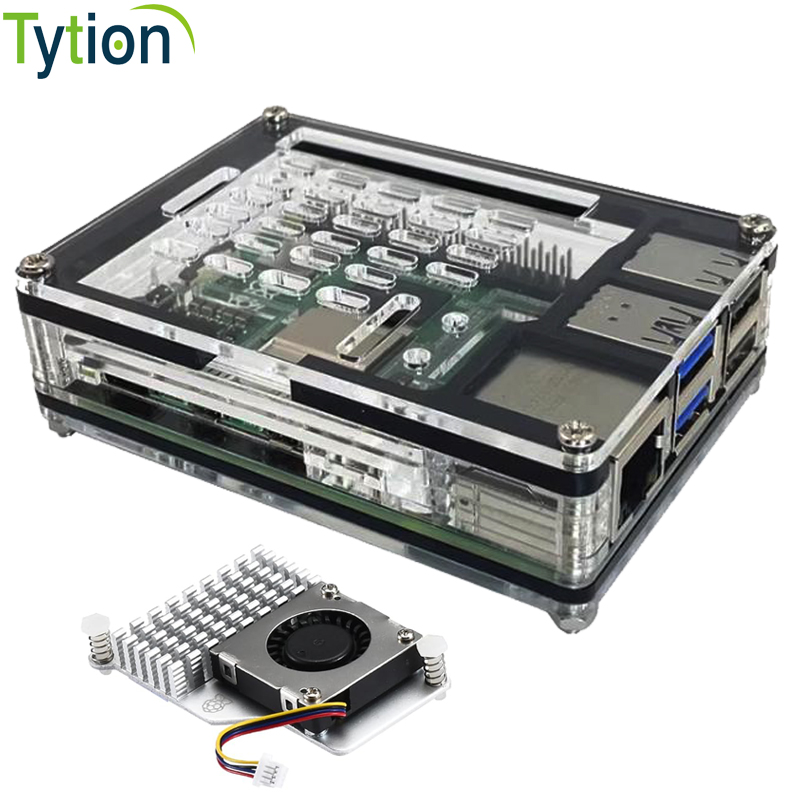 Raspberry Pi-carcasa de acríli - Pi 5 Case reseña y precio
