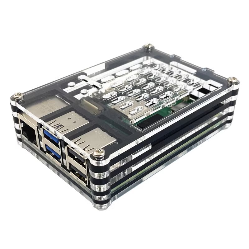 Raspberry Pi-carcasa de acríli - Pi 5 Case reseña y precio