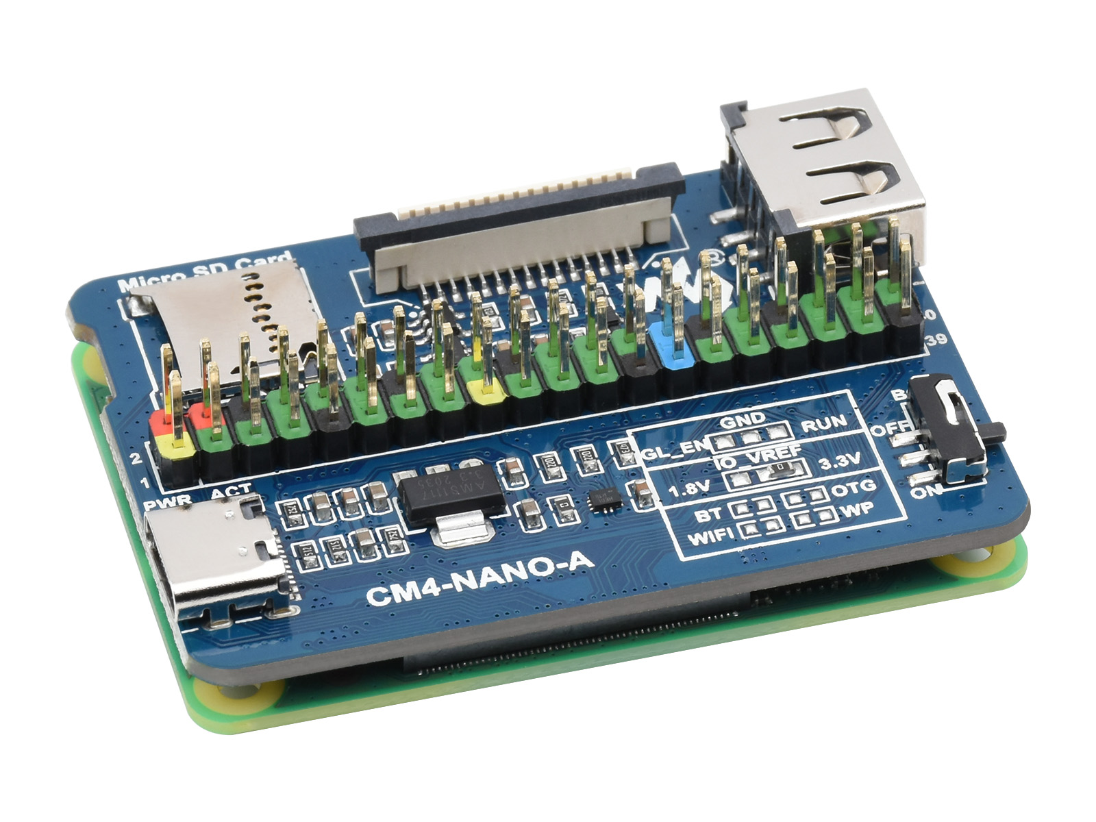 Placa base Nano Waveshare (A)  - Raspberry Pi 4 reseña y precio