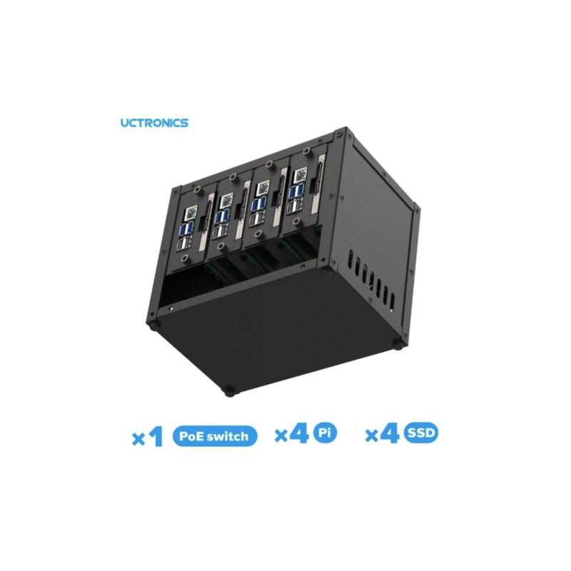 Caja para Raspberry Pi de UCTR - Raspberry Pi 4 reseña y precio